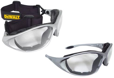 DeWalt Safety Goggles Glasses Framework Clear Anti-Fog Lens DPG95-11